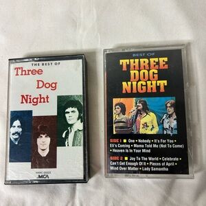 Best Of Three Dog Night 1985 & 1988 Cassette Tape Bundle